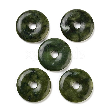 Natural Southern Jade Pendants G-K099-40mm-03-1