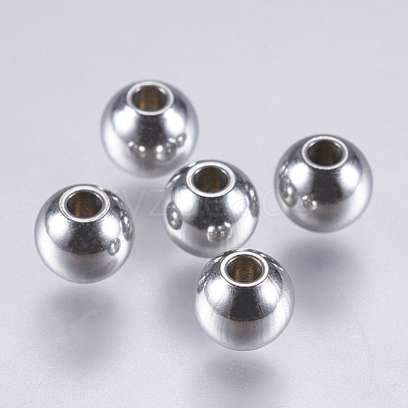 Tarnish Resistant 304 Stainless Steel Beads STAS-K170-01B-1