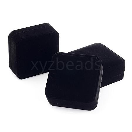 Square Velvet Bangle Bracelet Boxes BC099-1-1