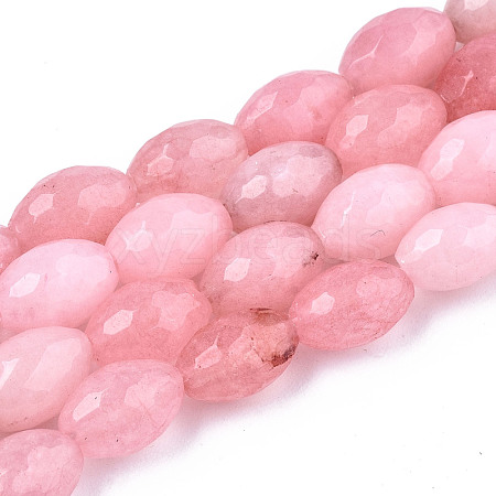 Natural White Jade Beads Strands G-T131-61C-1