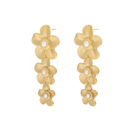 304 Stainless Steel Dangle Earrings EJEW-OY011-82G-1