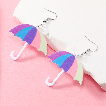 Cartoon Acrylic Dangle Earrings GV7374-1-1