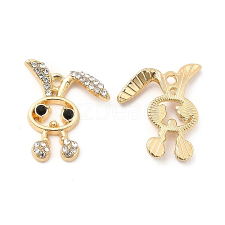 Alloy Rhinestone Pendants ALRI-K048-05B-1