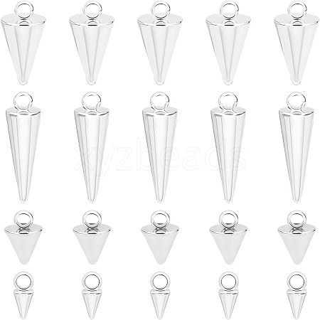 Unicraftale 24Pcs 4 Style 304 Stainless Steel Pendants STAS-UN0038-37-1