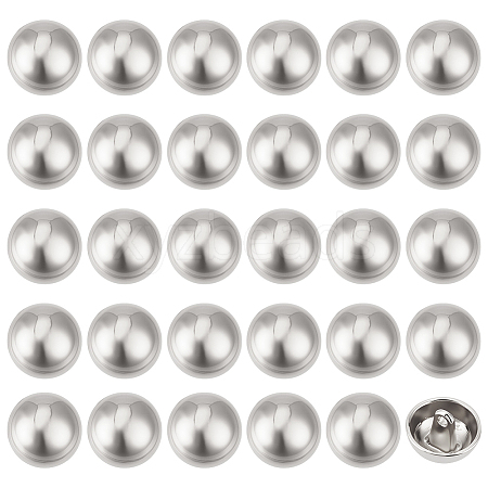 1-Hole Zinc Alloy Buttons FIND-MA0001-18A-P-1