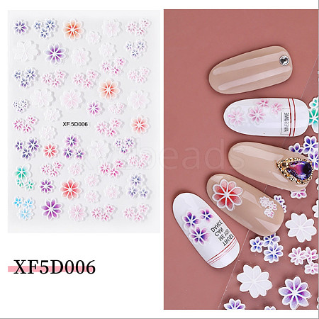 5D Nail Art Stickers Anaglyph Decals MRMJ-R083-16F-1