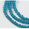 Glass Beads Strands EGLA-E057-02B-10-2