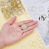 Brass Linking Rings KK-OC0001-03-3