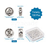 Craftdady 100Pcs 2 Style Zinc Alloy Beads FIND-CD0001-24-3