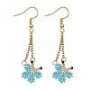 Butterfly Dangle Earrings for Women EJEW-MZ00104-3