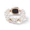 Bling Square Glass Finger Ring RJEW-TA00018-04-6