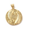 Real 18K Gold Plated Zodiac Theme Brass Pendants KK-M273-04B-G-1