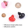 Craft Plastic Doll Noses KY-PH0007-04-4