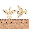 Brass Micro Pave Cubic Zirconia Pendants KK-G543-13G-01-3