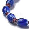 Handmade Millefiori Lampwork Beads Strands LAMP-F035-12N-3