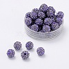 Polymer Clay Rhinestone Beads RB-H258-HD10mm-539-1