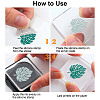 Globleland 9 Sheets 9 Style PVC Plastic Stamps DIY-GL0002-94-3