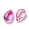 Transparent Glass Charms GLAA-O017-01B-2