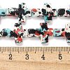 Baking Paint Synthetic Turquoise Beads Strands G-H060-01G-5