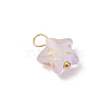 Frosted Acrylic Charms PALLOY-JF03325-01-4