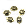 Natural Pyrite Links connectors G-O177-15F-G-1