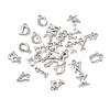 Alloy Rhinestone Charms ALRI-T008-01P-10