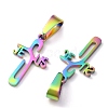 Easter 304 Stainless Steel Pendants STAS-Z018-14MC-2