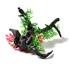 Plastic Artificial Tree Root Plants Decor DJEW-G025-08-3