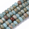 Natural Aqua Terra Jasper Beads Strands G-S366-013B-1