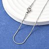 Tarnish Resistant 304 Stainless Steel Snake Chains Necklaces NJEW-O058-24P-1