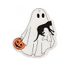 Halloween Theme Opaque Printed Acrylic Pendants SACR-S034-07D-1