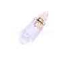 Natural Quartz Crystal Perfume Bottle Pendants PW-WG37468-03-1