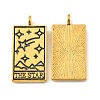 Tibetan Style Alloy Pendants TARO-PW0001-01C-G-2