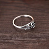 Alloy Rose Finger Rings WG6B24B-04-2