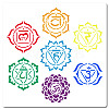 Chakra PET Plastic Hollow Out Drawing Painting Stencils Templates DIY-WH0244-285-1