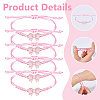 30Pcs Alloy Enamel Link Bracelets BJEW-DC00022-4