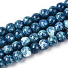 Baking Paint Glass Beads Strands X-DGLA-N016-6mm-10-1