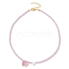 Glass Seed Bead Necklaces NJEW-JN04763-2