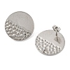304 Stainless Steel Stud Earrings Findings EJEW-R151-01P-03-2
