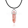Dyed Natural Shell Pendant Necklaces IC1467-9-1