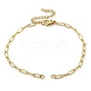 304 Stainless Steel Paperclip Chains Bracelet Making AJEW-P119-03G-1