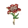 Lily Alloy Enamel Brooches PW-WGDBE4D-01-3