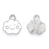 Alloy Enamel Charms X-ENAM-S121-072-P-2