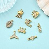 8Pcs 8 Styles 304 Stainless Steel Charms STAS-YW0003-33-2