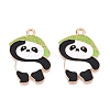 Panda Theme Alloy Enamel Pendants ENAM-T020-34D-1