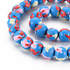 Handmade Polymer Clay Beads Strands CLAY-N008-055-10-3