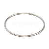 304 Stainless Steel Simple Plain Bangle for Women BJEW-F461-01C-P-2