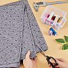 Plum Blossom Pattern Non-woven Polyester Anti-Skid Fabrics DIY-WH0304-945C-3