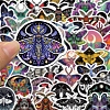 50Pcs PVC Adhesive Waterproof Stickers Self-Adhesive Stickers PW-WG1E450-01-3