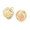 Brass Enamel Pendants KK-G548-02G-2
